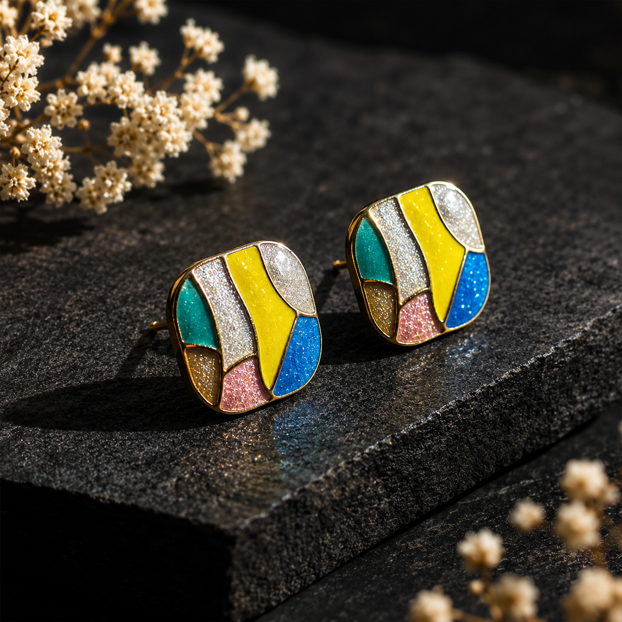 Premium Korean Hoop Earrings for Girls – Stylish Everyday Wear(0014)